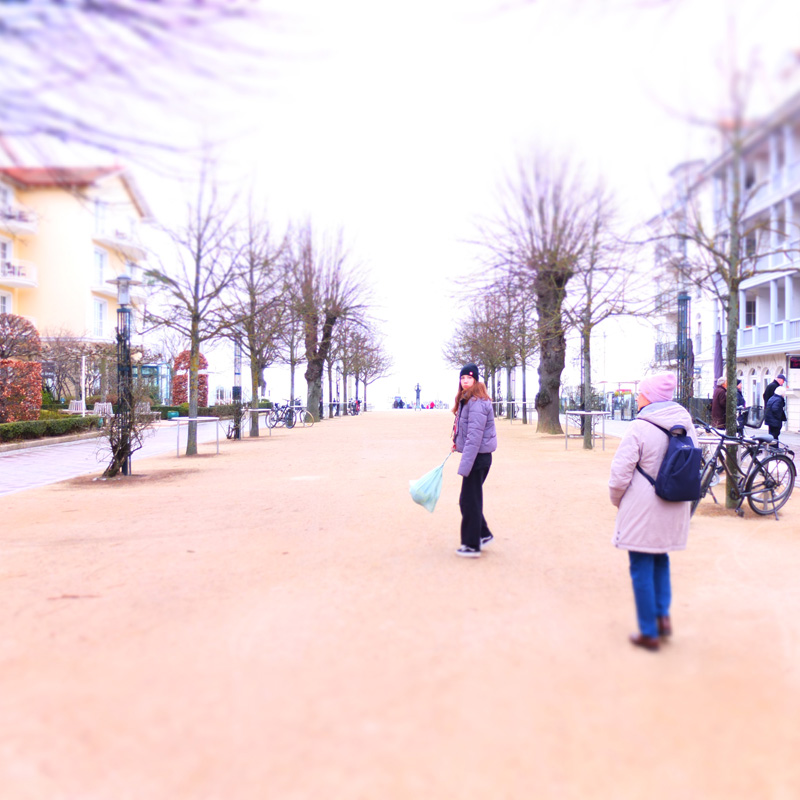 Bild: vor der Seebrücke, Kühlungsborn