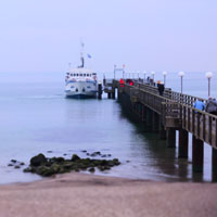 Bild: Seebäderschiff Baltica an der Seebrücke Kühlungsborn
