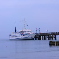 Bild: Seebäderschiff Baltica an der Seebrücke Kühlungsborn