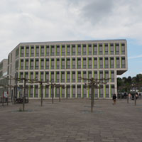 Bild: Gebäude an der Hafenpromenade, Phoenix-See, Dortmund