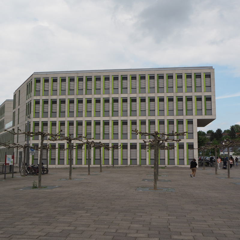 Bild: Gebäude an der Hafenpromenade, Phoenix-See, Dortmund
