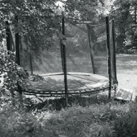 Bild: Trampolin im Garten