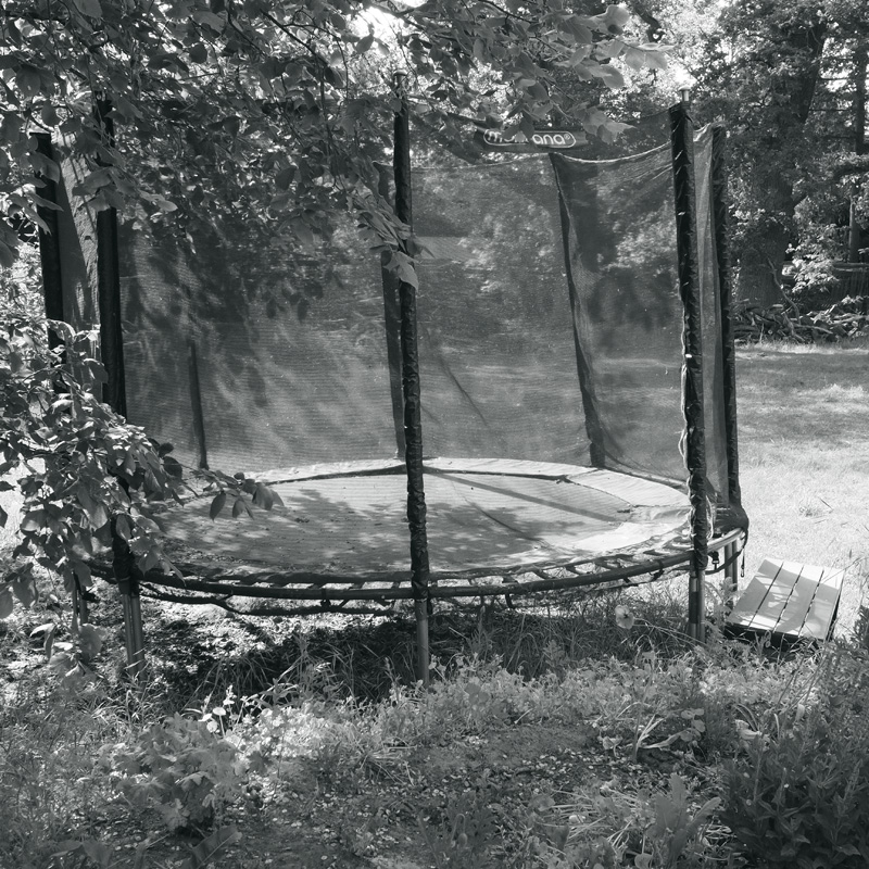Bild: Trampolin im Garten