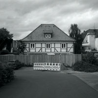 Bild: Stadthaus und Baustelle, Lüchow (Wendland)
