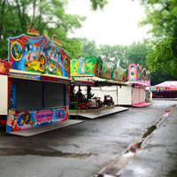 Bild: Budengasse, Schützenfest, Lüchow (Wendland)