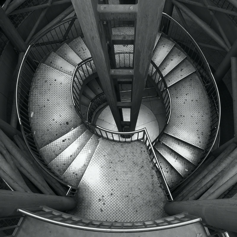 Bild: Wendeltreppe, U-Bahnhof Reinoldikirche, Dortmund