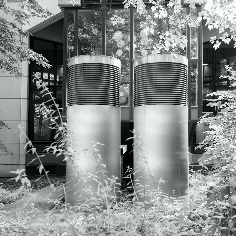 Bild: Lüftungsrohre, TU Dortmund