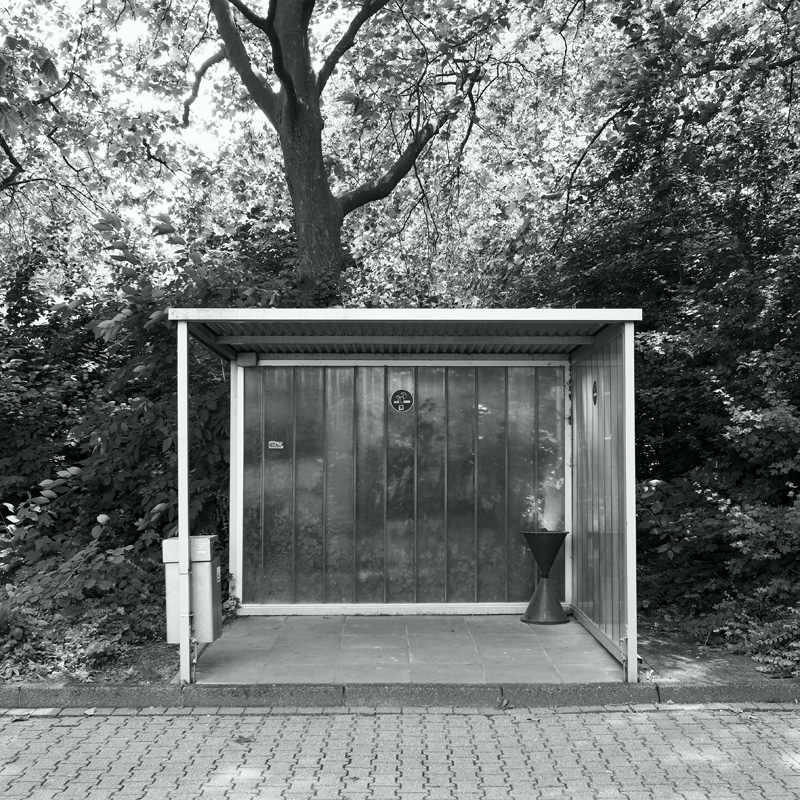 Bild: Raucherplatz, TU Dortmund