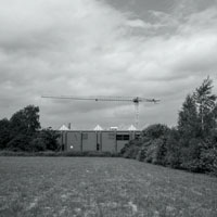 Bild: Gebäude mit Baukran, Technologiezentrum, Dortmund
