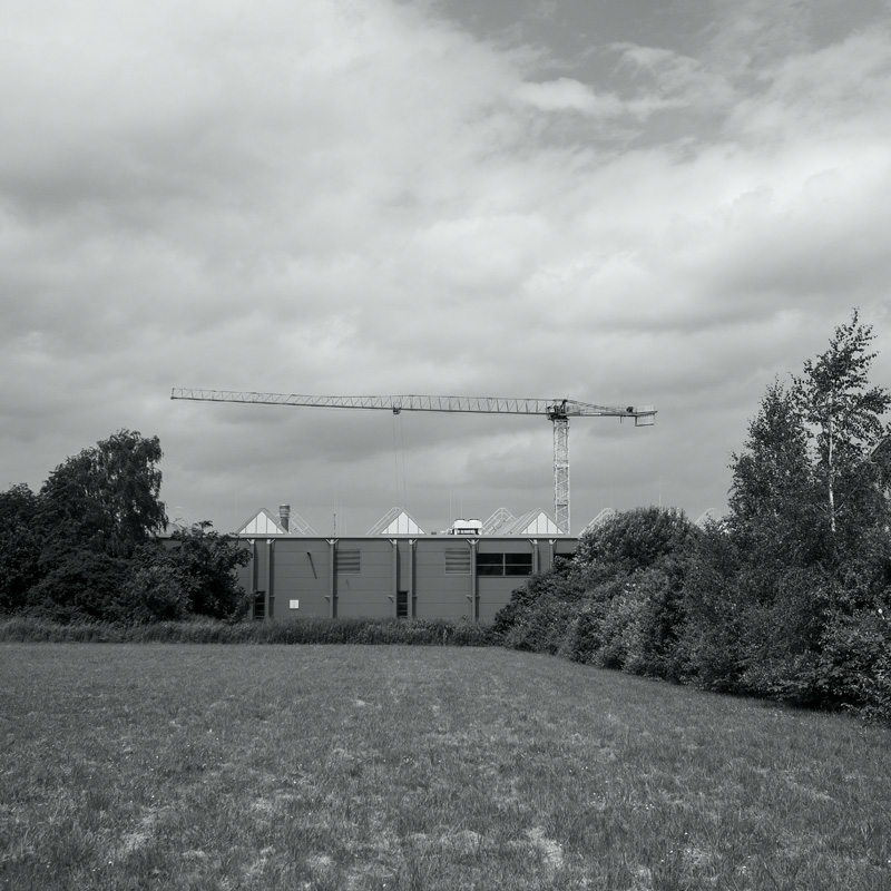 Bild: Gebäude mit Baukran, Technologiezentrum, Dortmund